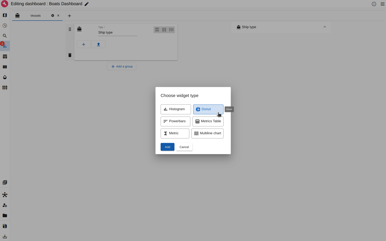 Creating tab in Analytics board