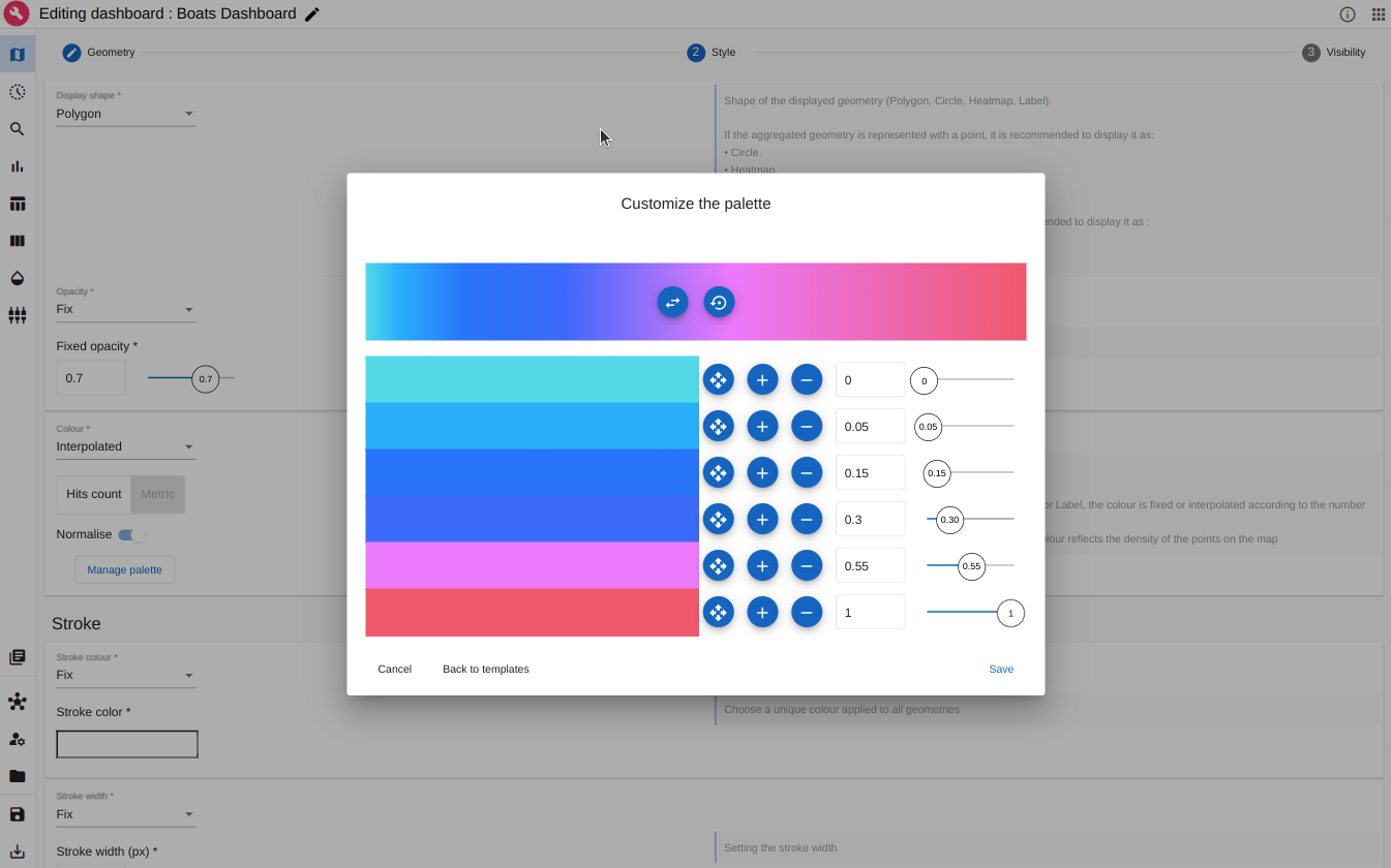 Creating a geographical distribution layer